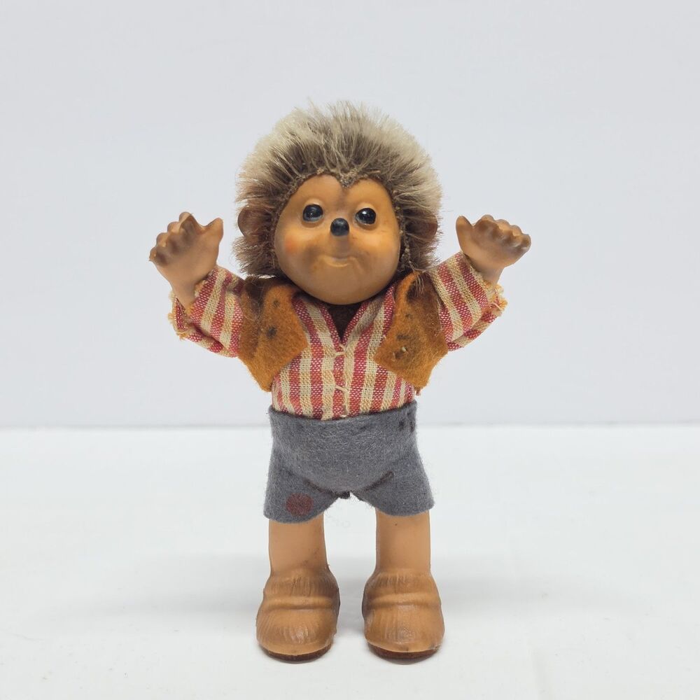 Vintage Steiff Hedgehog Macki 5" Doll 1960s